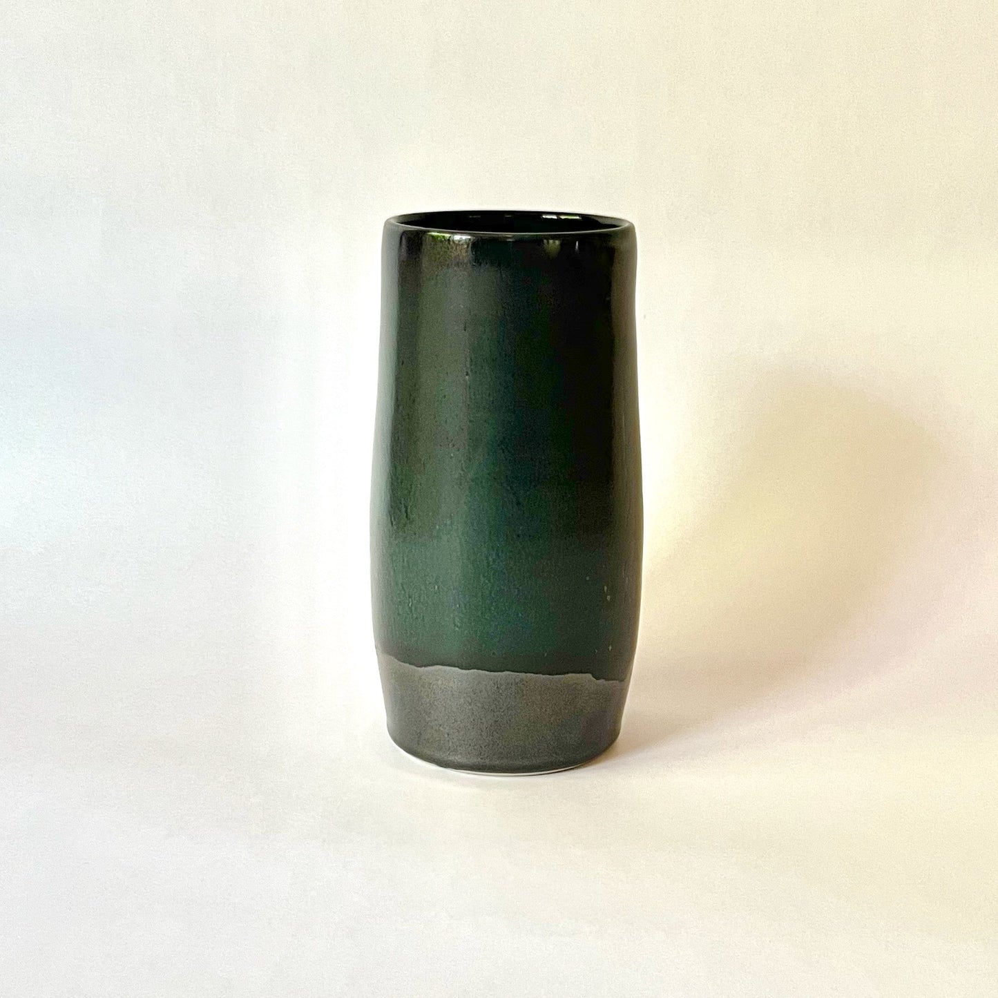 Black turquoise vase