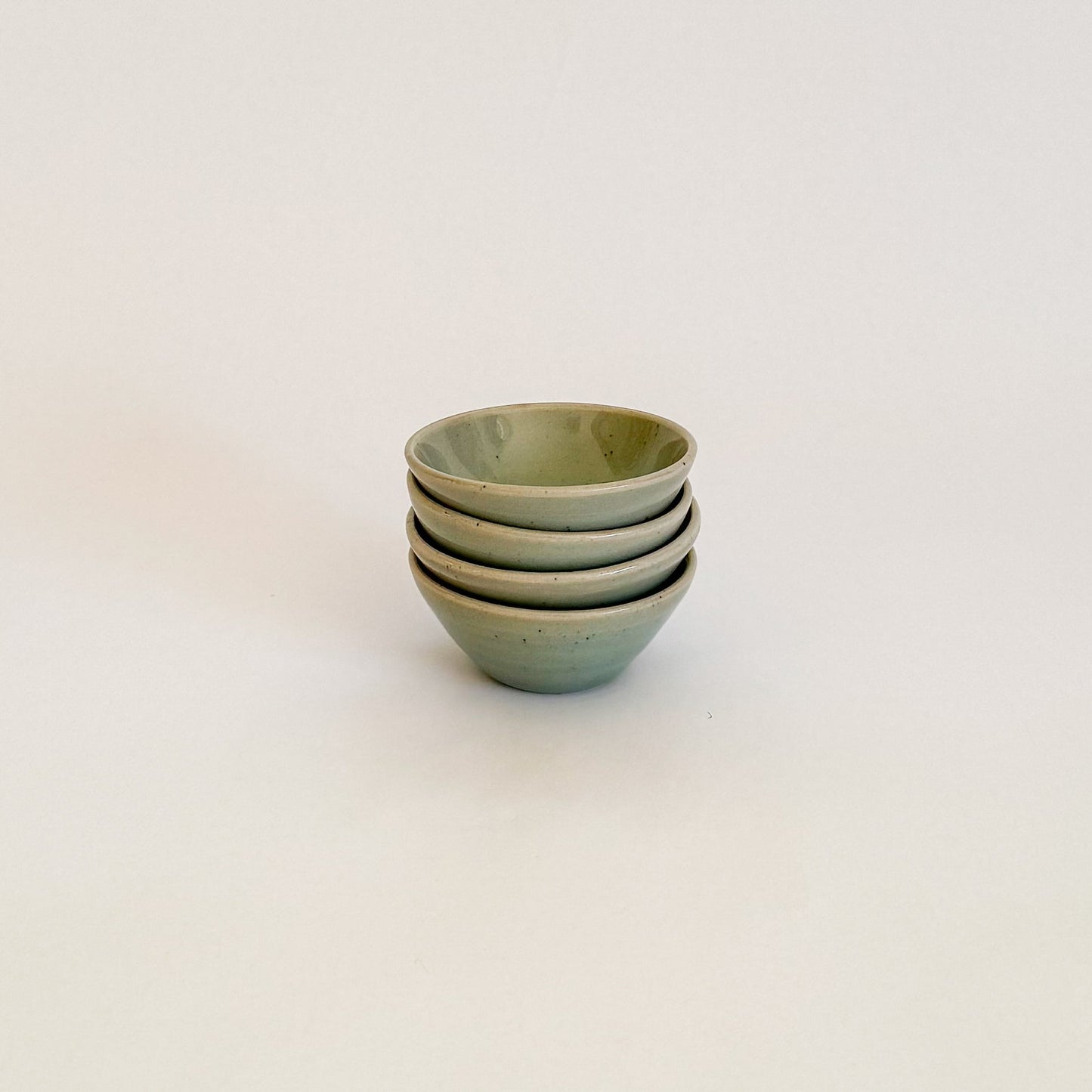 Celadon mini bowl set