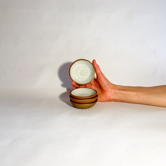 Raw white mini bowl