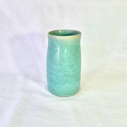 Jaded green vase