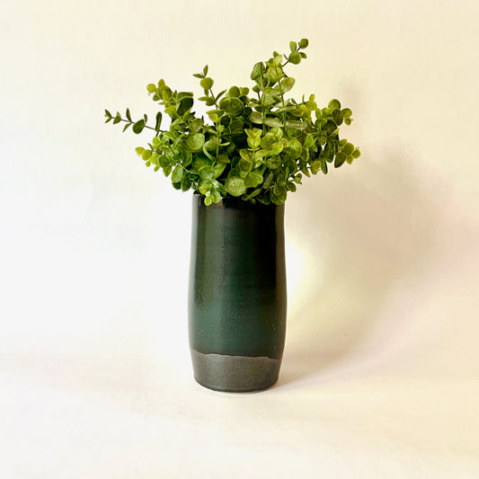 Black turquoise vase