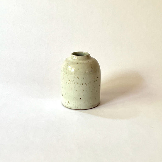 Speckled bud vase