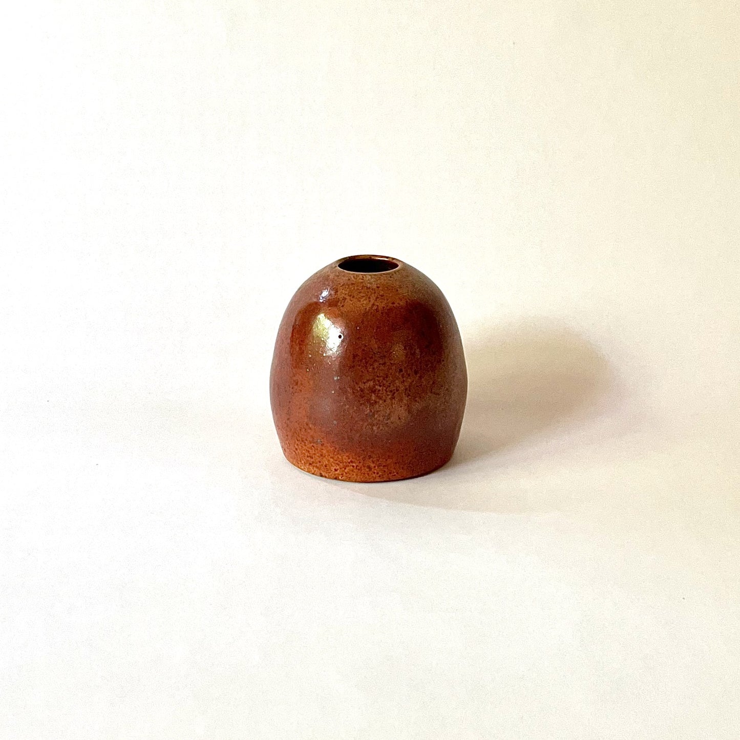 Shino bud vase