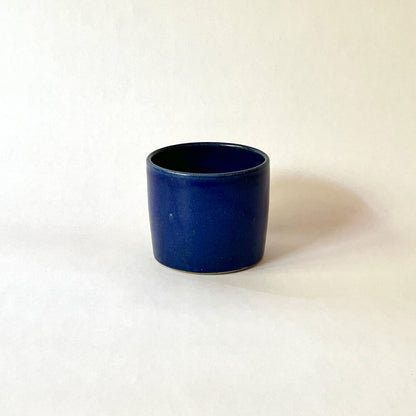 Blue cylinder with lid