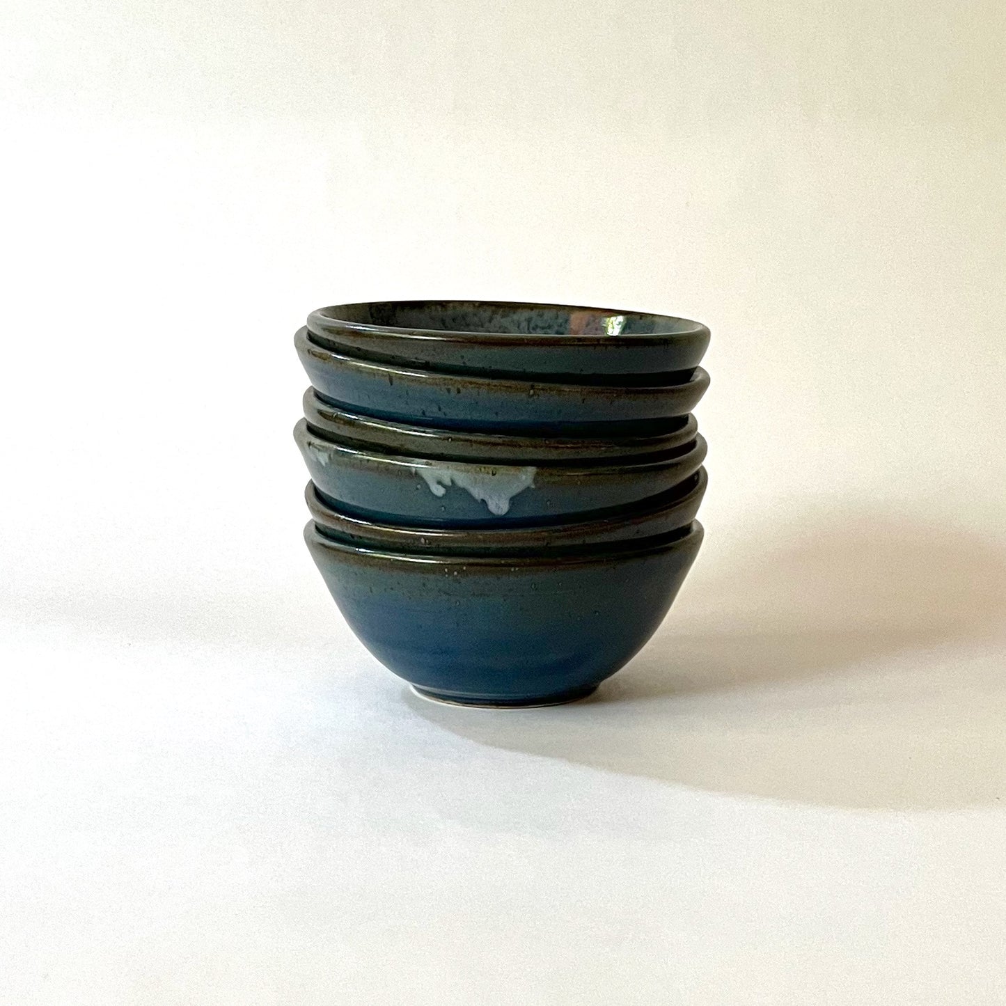 Blue snack bowls